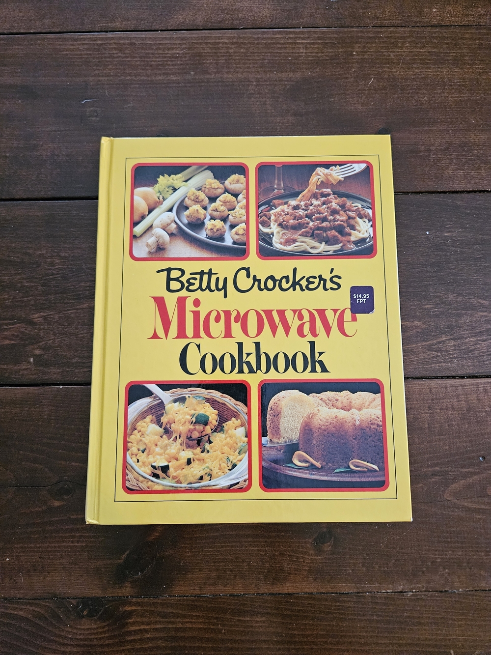 Vintage Betty Crocker's Microwave Cookbook Hardcover